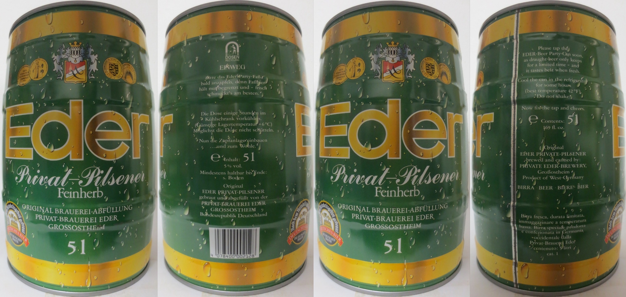 Eder Privat-Pilsener Feinherb (5L) Nr.1