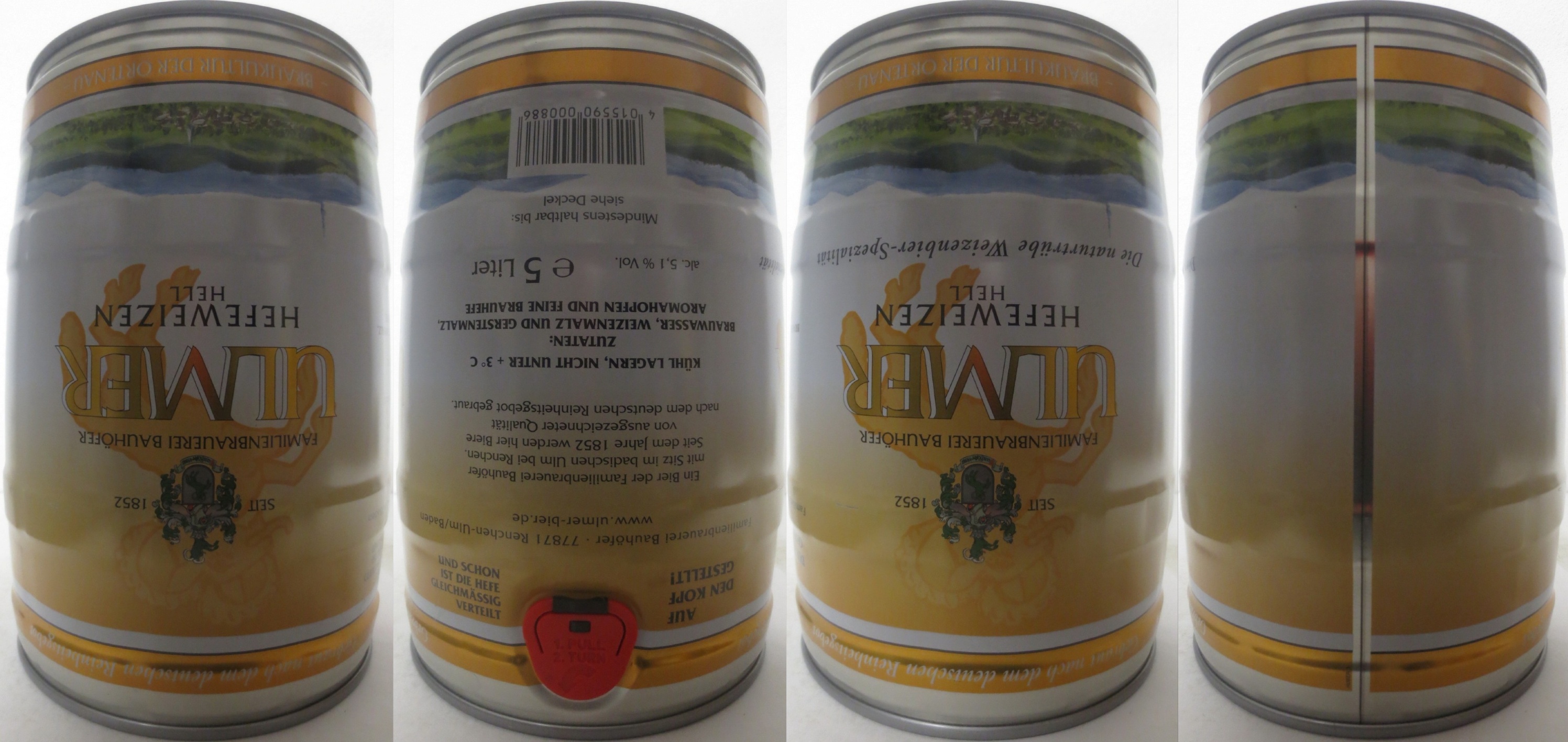ULMER HEFEWEIZEN HELL (5L) Nr.1 