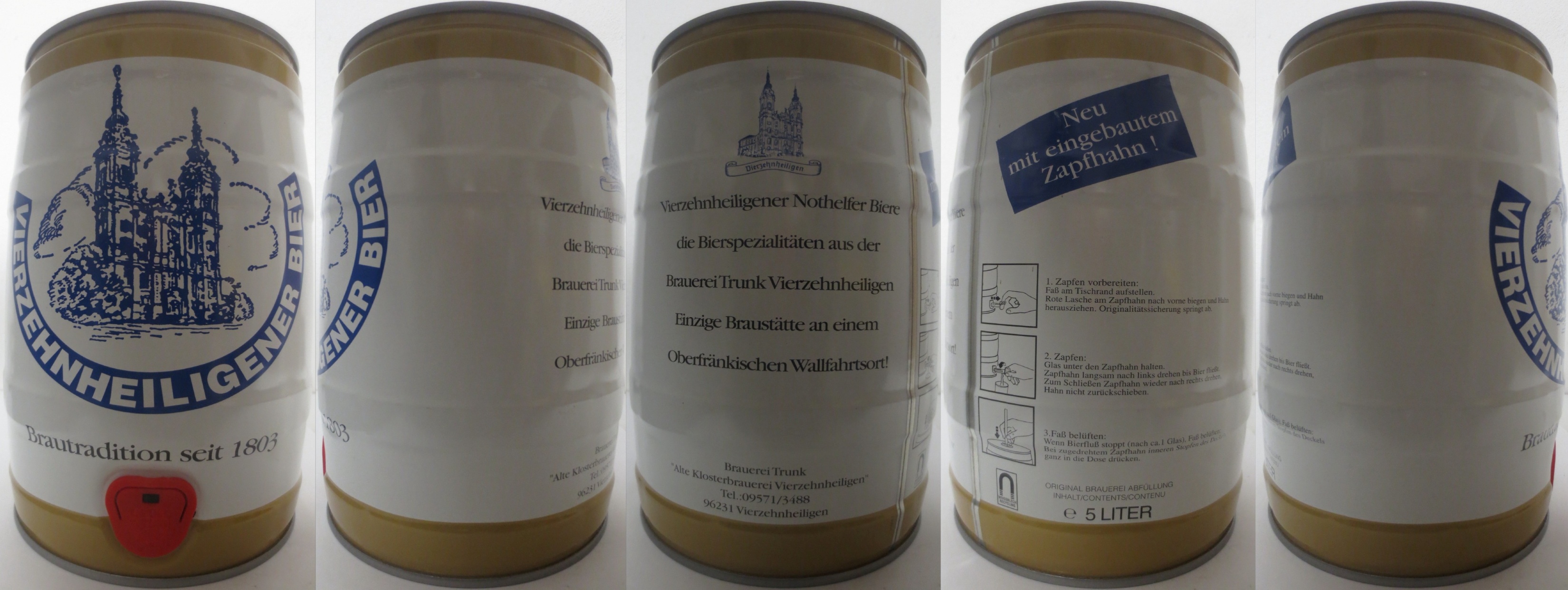 VIERZEHNHEILIGENER BIER Brautradition seit 1803 (5L) Nr.1