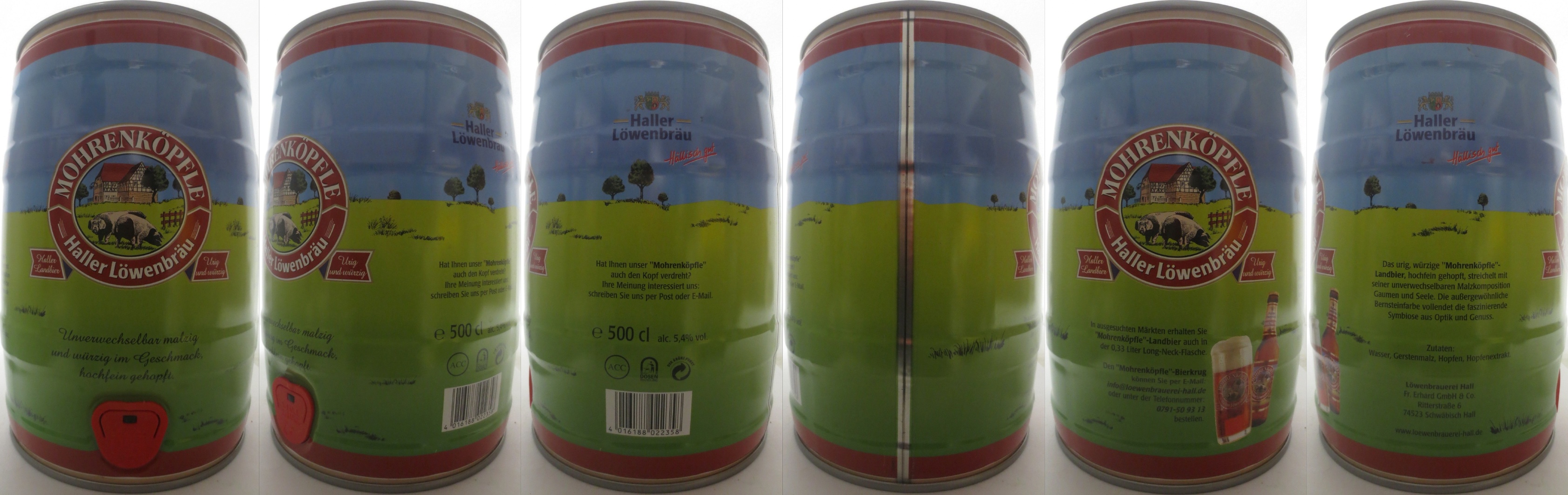 Haller Löwenbräu MOHRENKÖPFLE (5L) Nr.4
