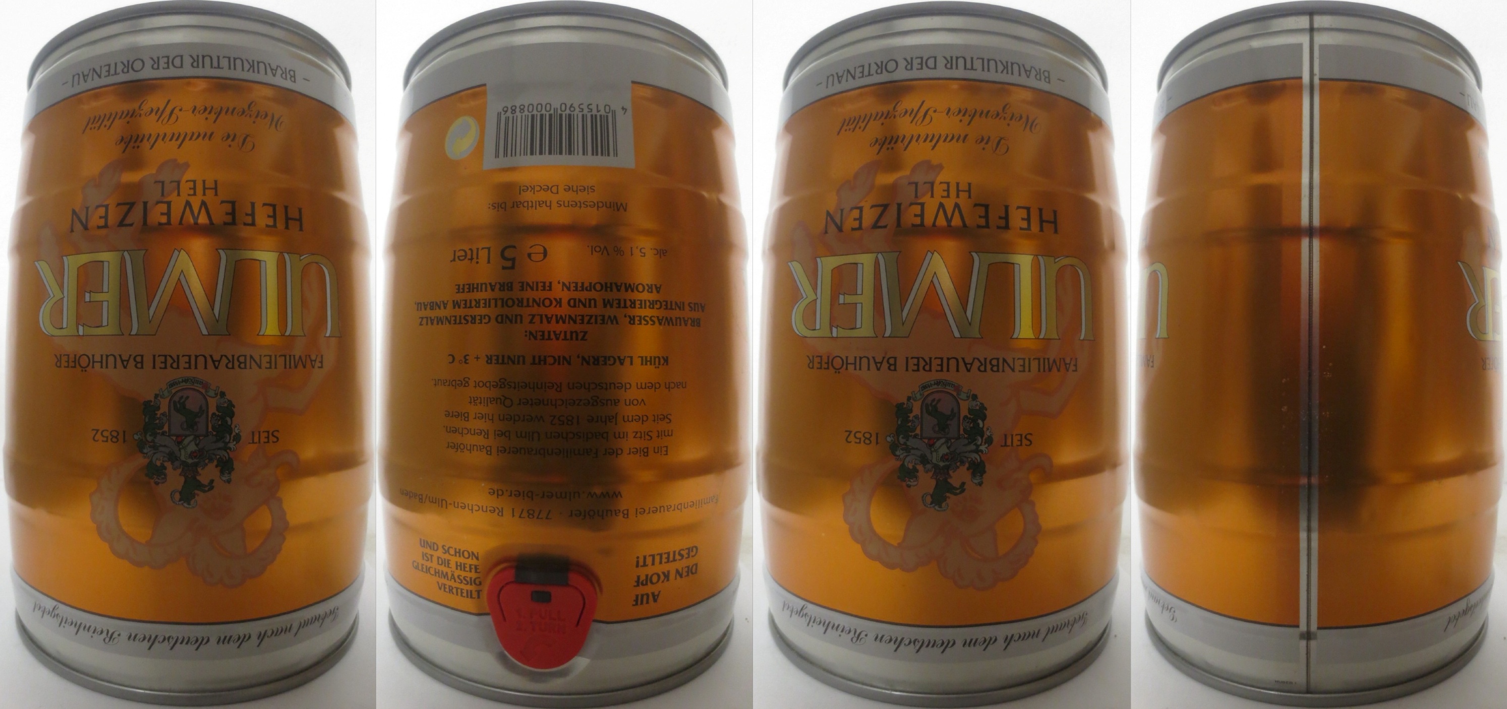 ULMER HEFEWEIZEN HELL (5L) Nr.2  