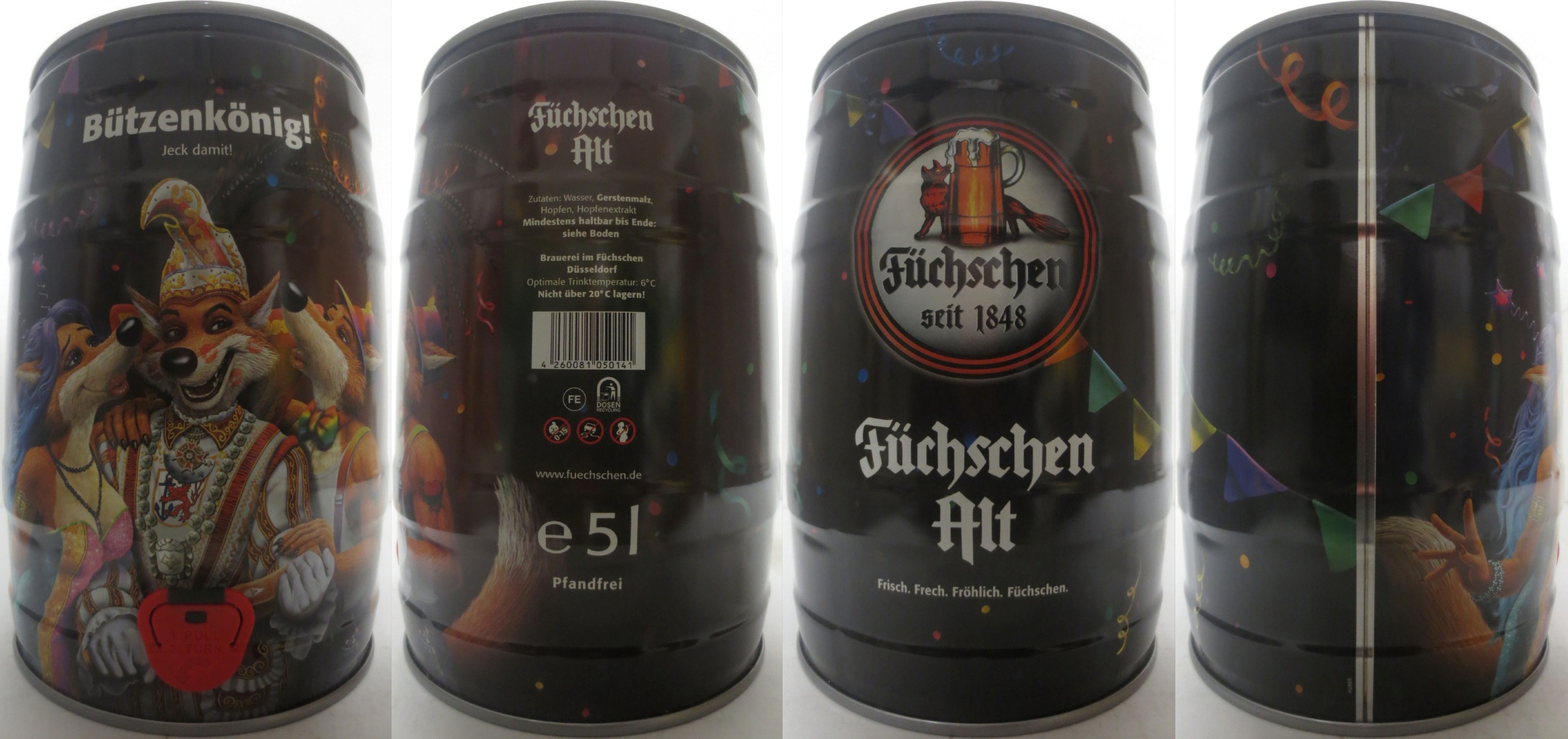Füchschen Alt Bützenkönig! Jeck damit! (5L) Nr.1