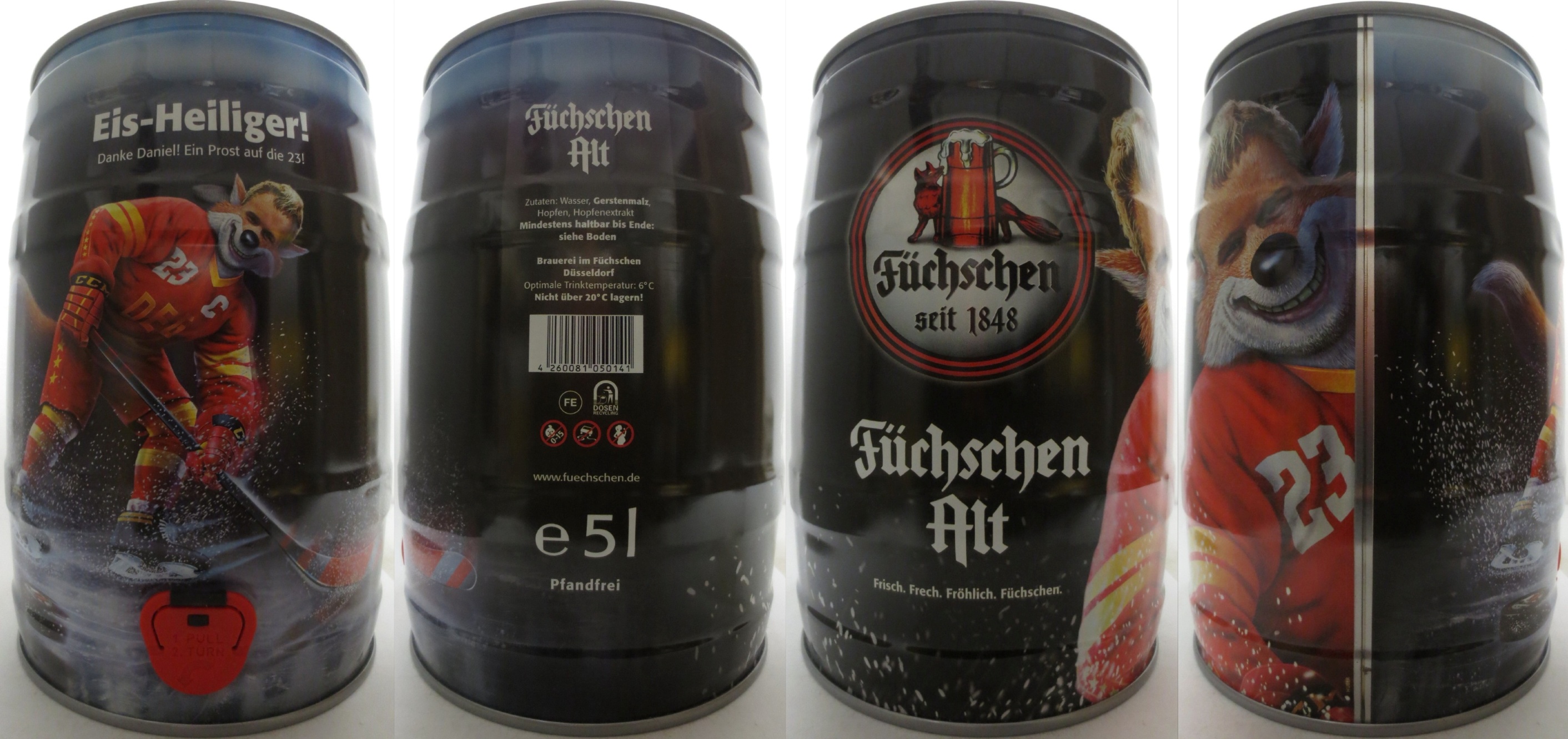 Füchschen Alt Eis-Heiliger Danke Daniel! Ein Prost auf die 23! (5L) Nr.1