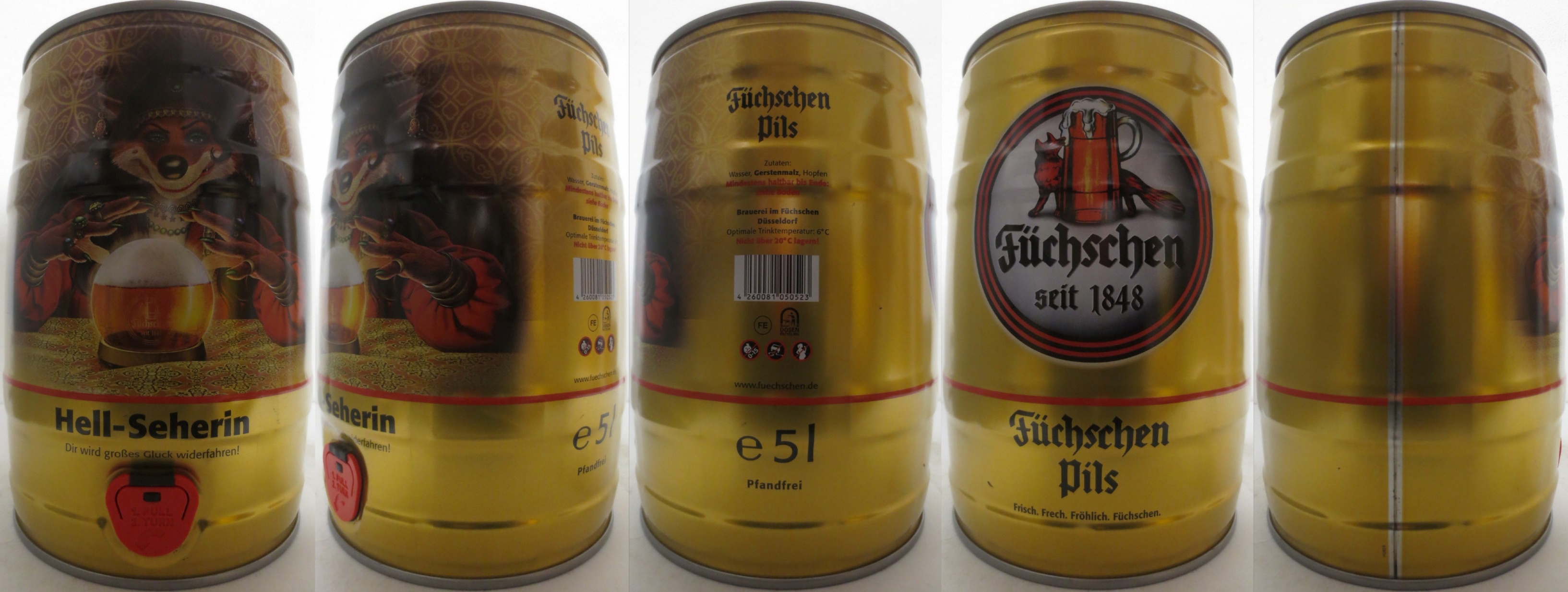 Füchschen Pils Hell-Seherin Dir wird großes Gluck wiederfahren! (5L) Nr.1