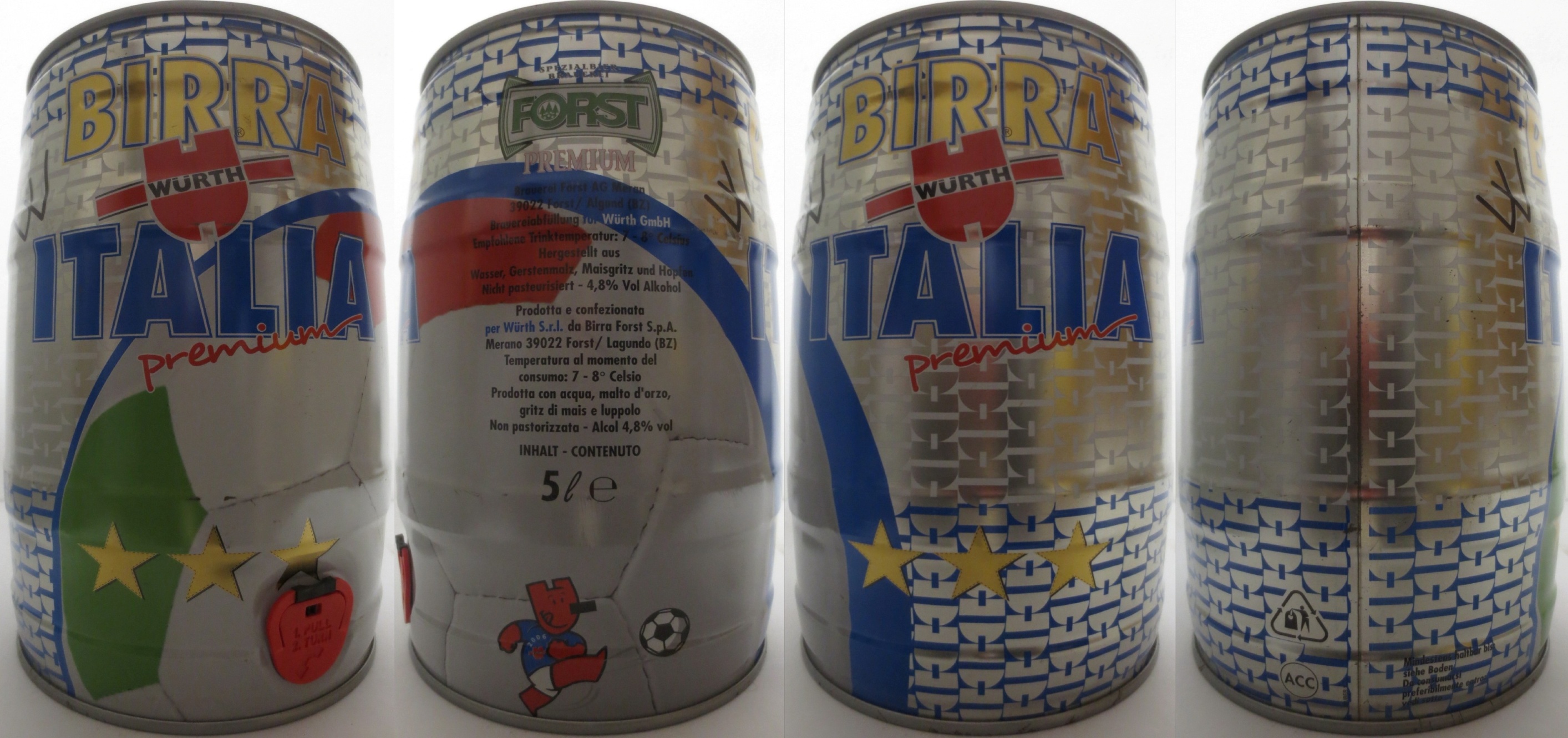 FORST PREMIUM BIRRA WÜRTH ITALIA Premium (5L) Nr.1
