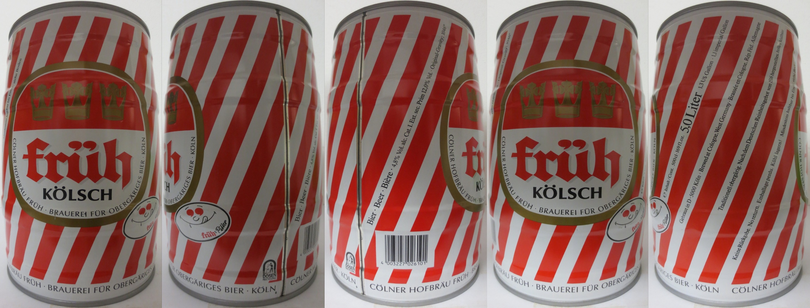 Früh kölsch SEIT CÖLNER HOFBRÄU FRÜH.BRAUEREI FÜR OBERGÄRIGES BIER.KÖLN (5L) Nr.1