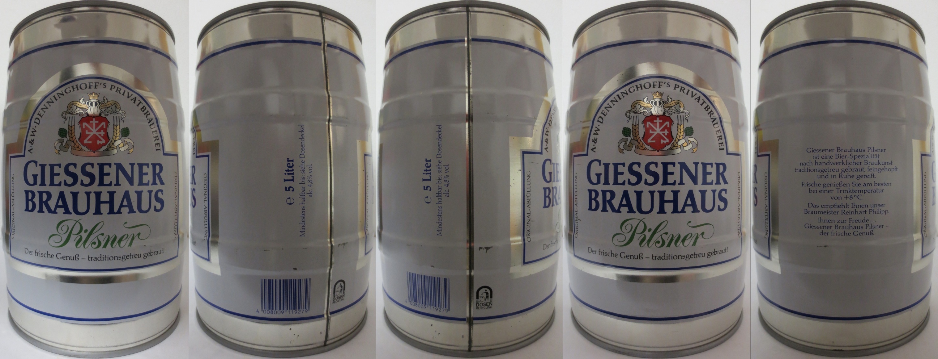 GIESSENER BRAUHAUS Pilsner (5L) Nr.1 