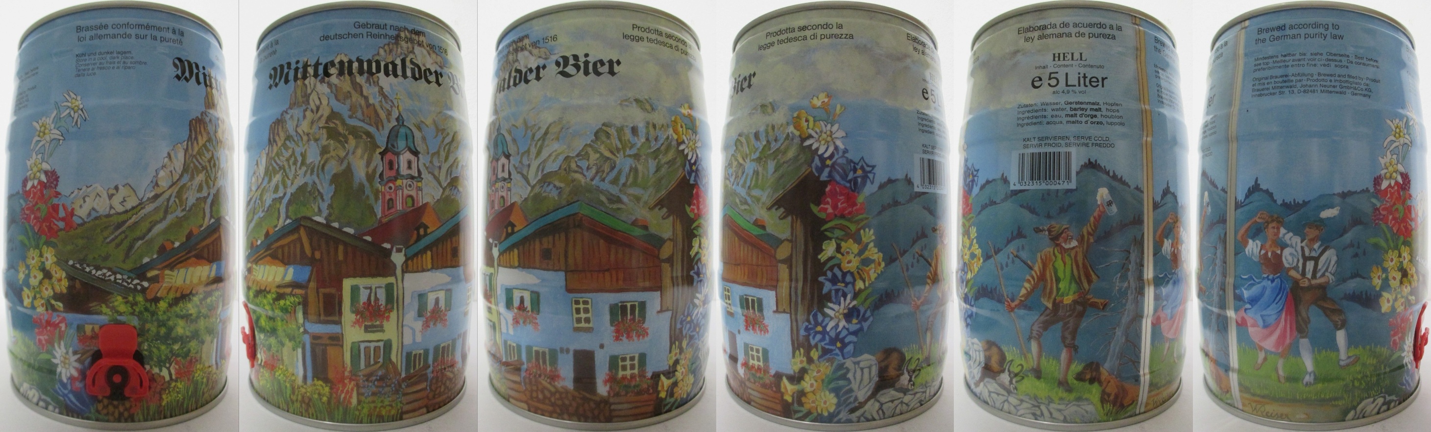 Mittenwalder Bier (5L) Nr.4 (summer) 