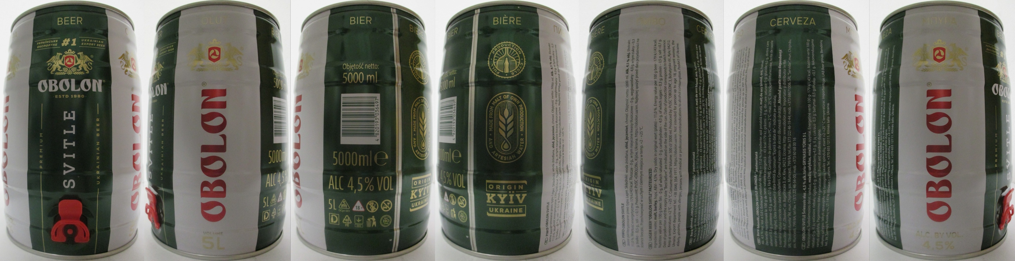 OBOLON SVITLE BEER (5L) Nr.1 