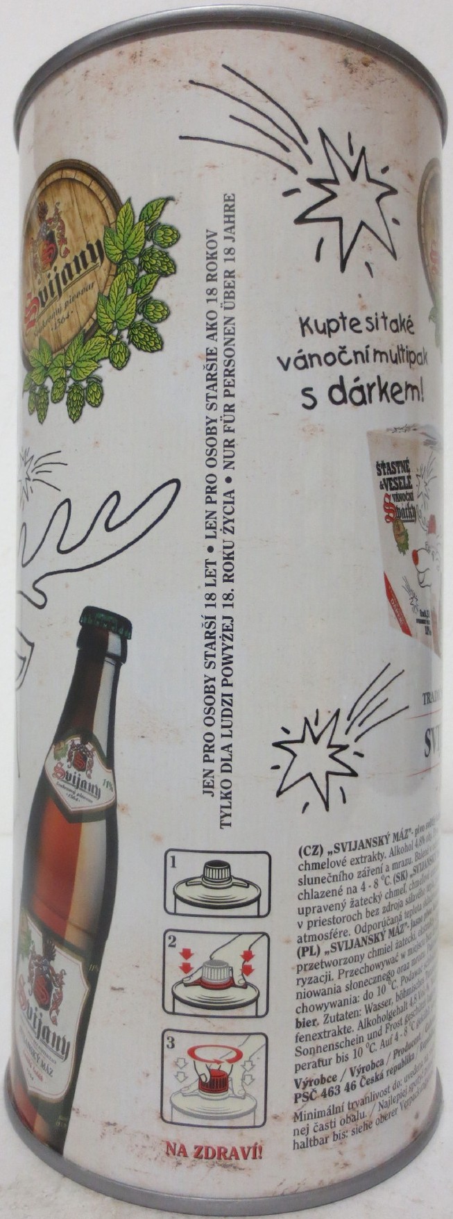 Svijany SVIJANSKÝ MÁZ ŠŤASTNÉ & A VESELÉ VÁNOČNÍ Svátky (200cl) č.1