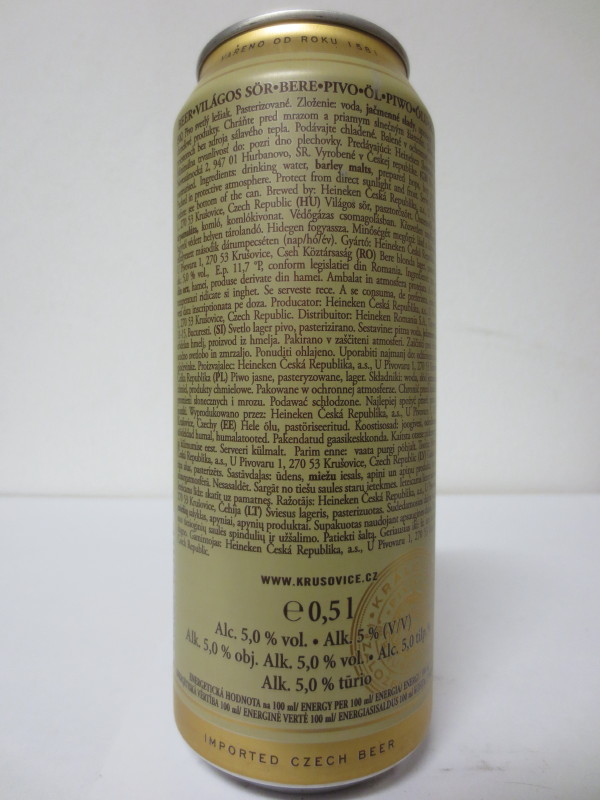 KRUŠOVICE IMPERIAL ZE ŽATECKÉHO CHMELE (50cl)