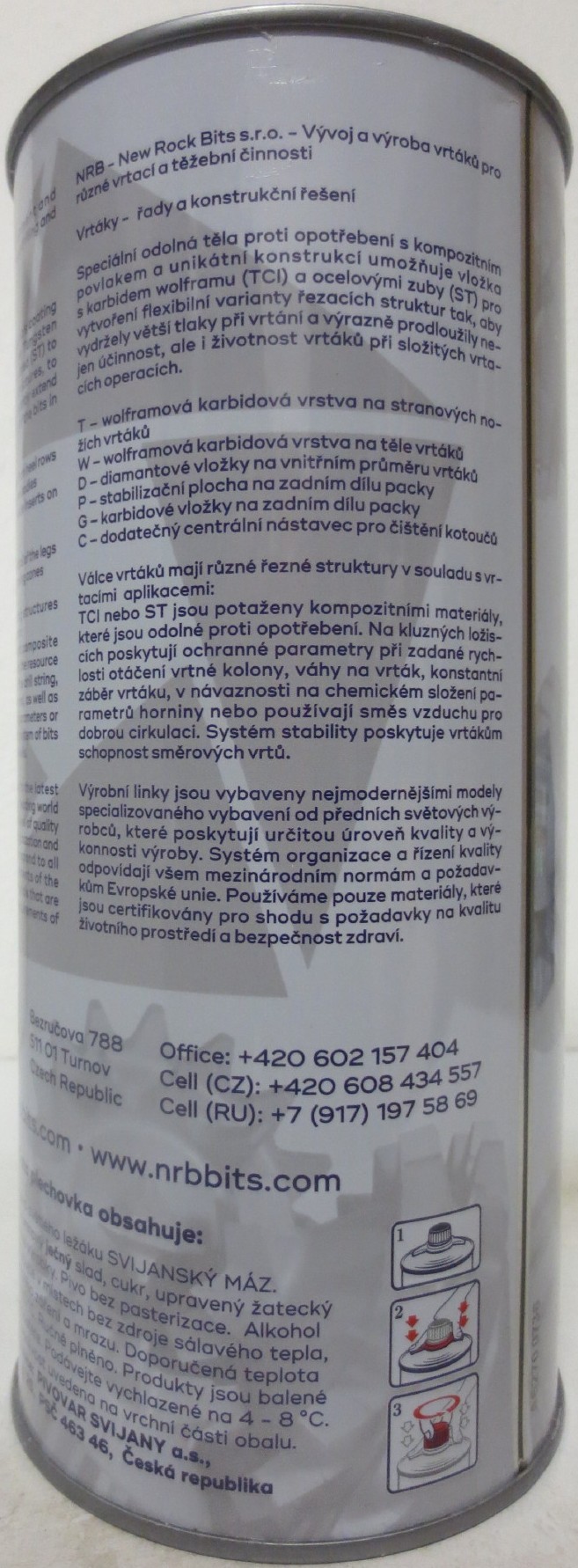 Svijany SVIJANSKÝ MÁZ NRB NEW ROCK BITS NEW ROCK BEER (200cl) č.1