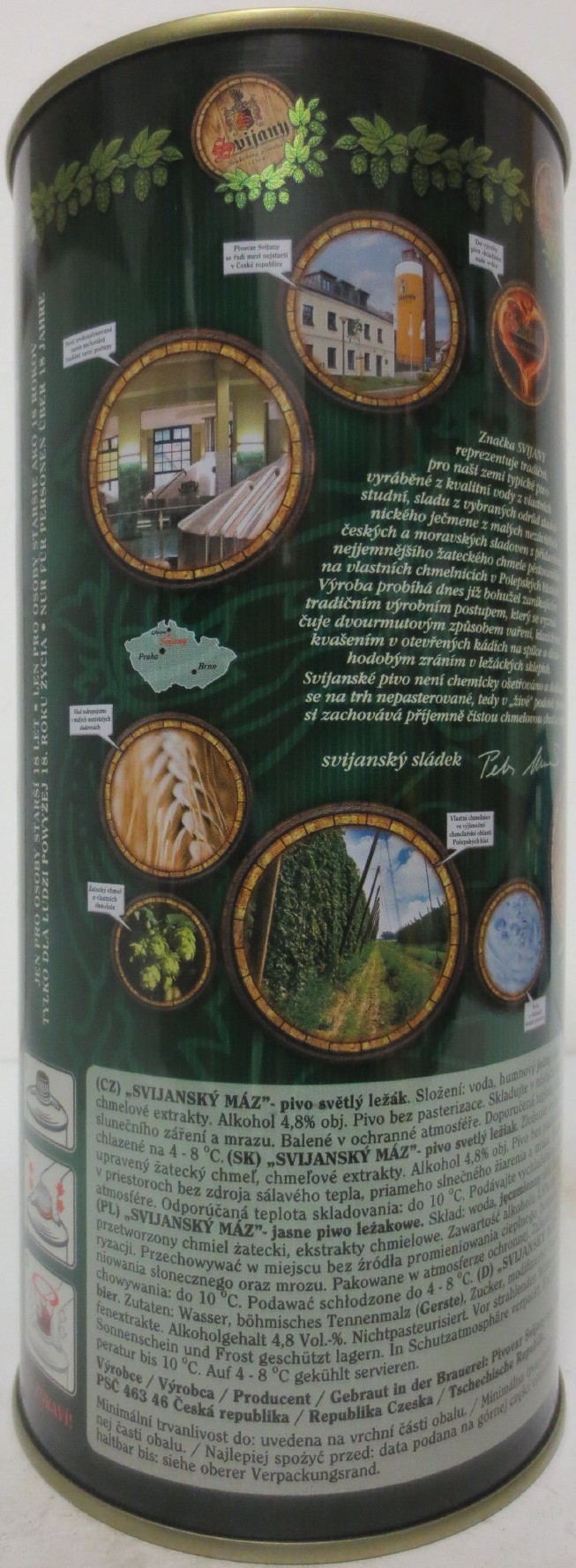 Svijany SVIJANSKÝ MÁZ PLECHOVKA PRO CHLAPY (200cl) č.1
