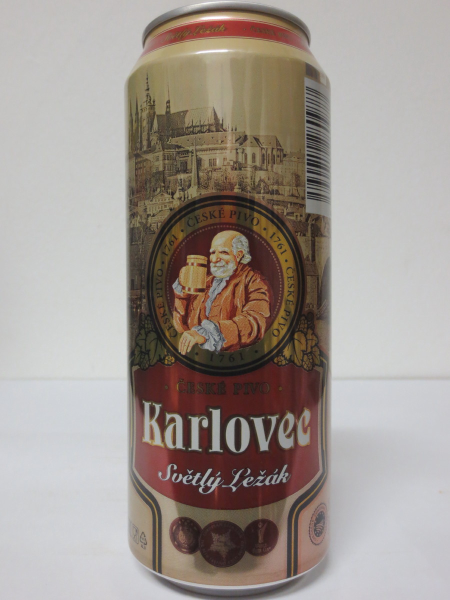 ČESKÉ PIVO Karlovec Světlý ležák (50cl) B/O)