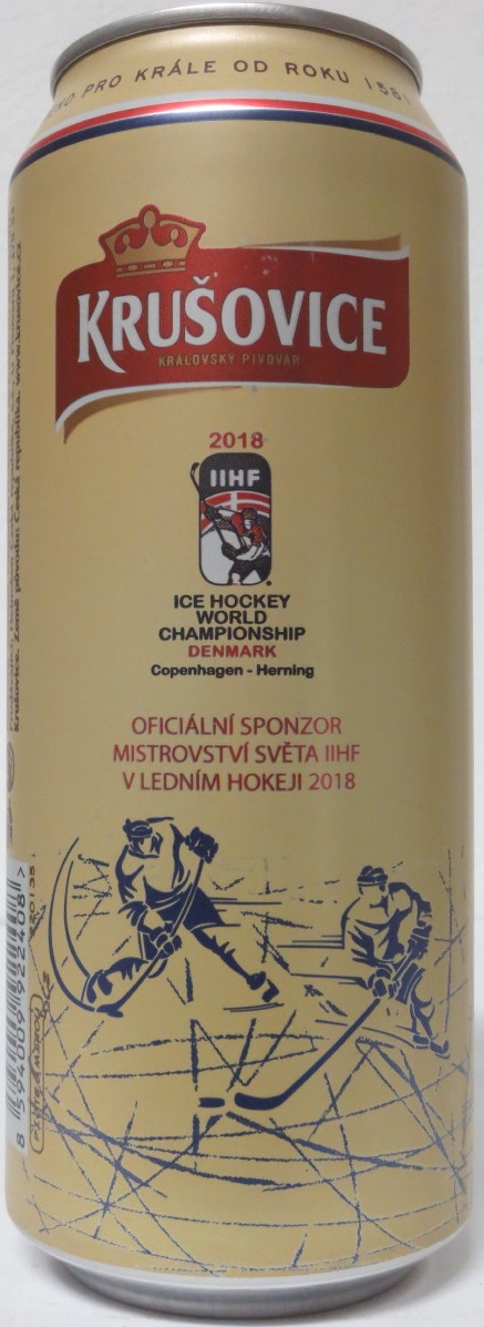 KRUŠOVICE KRÁLOVSKÝ PIVOVAR KRÁLOVSKÁ 12 2018 IIHF (50cl) (B/O)