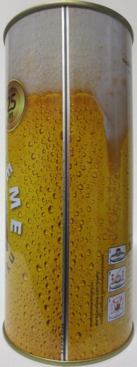 Svijany SVIJANSKÝ RYTÍŘ HECKL HECKLOVO JUBILEJNÍ OSLAVUJEME pětadvacítku (200cl) č.1