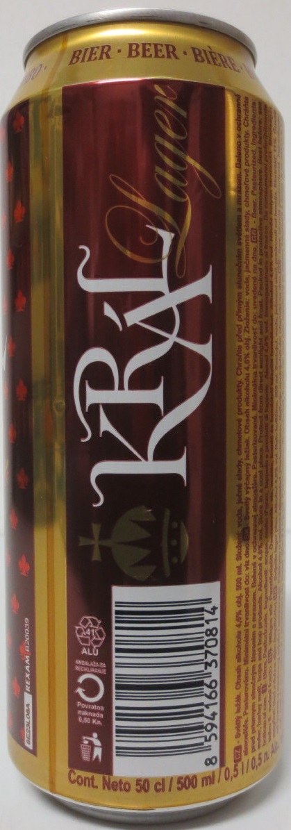 KRÁL Lager (50cl) (B/O) č.1