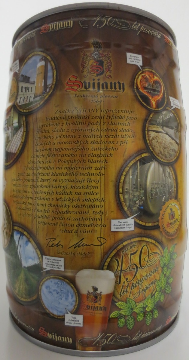 Svijany SVIJANSKÝ MÁZ Pivo světlý ležák 11% (5L) č.1