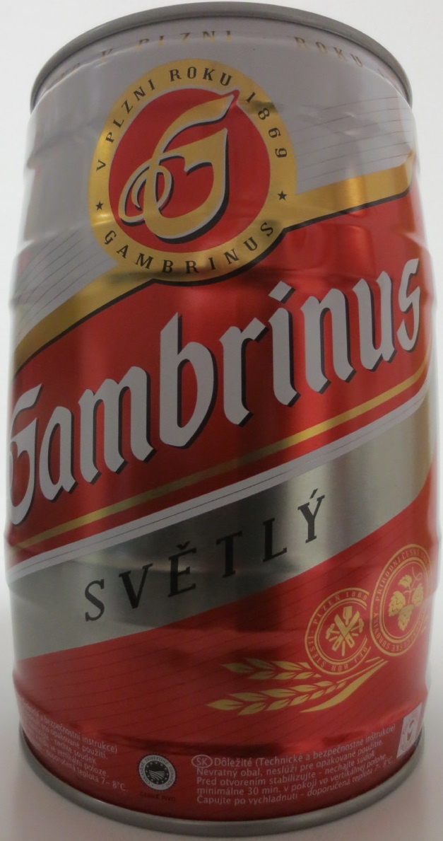 Gambrinus SVĚTLÝ (5L) č.1