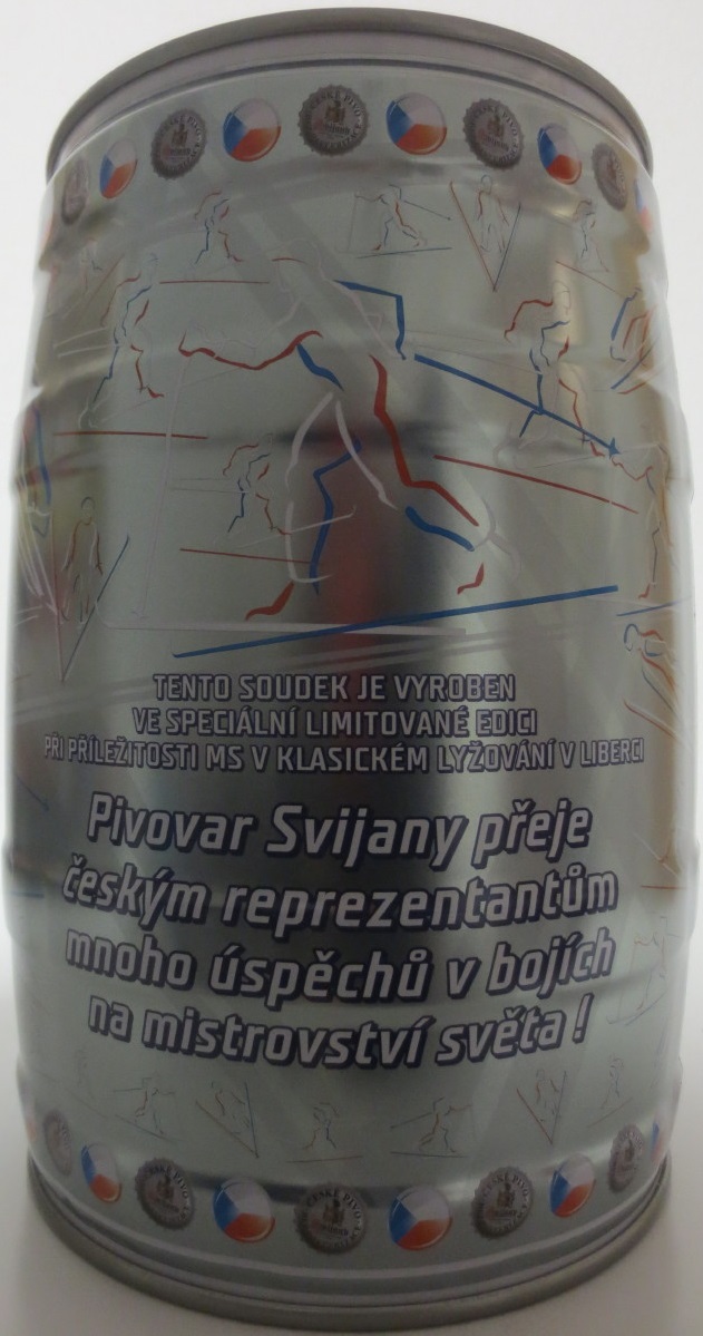 Svijany SVIJANSKÝ MÁZ Pivo světlý ležák 11% MS 2009 LIBEREC (5L) č.1