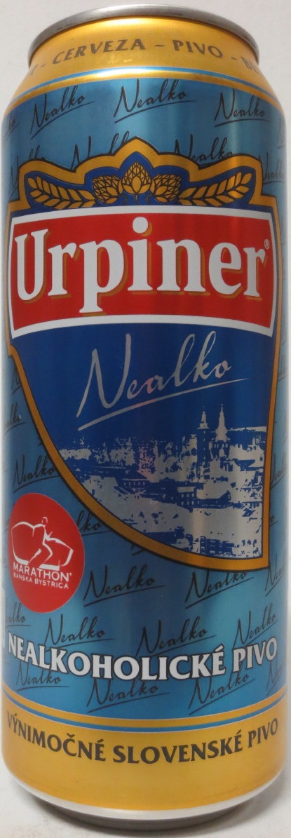 Urpiner Nealko ALCOHOL FREE BEER EXEPTIONAL SLOVAK BEER (50cl) Nr.2
