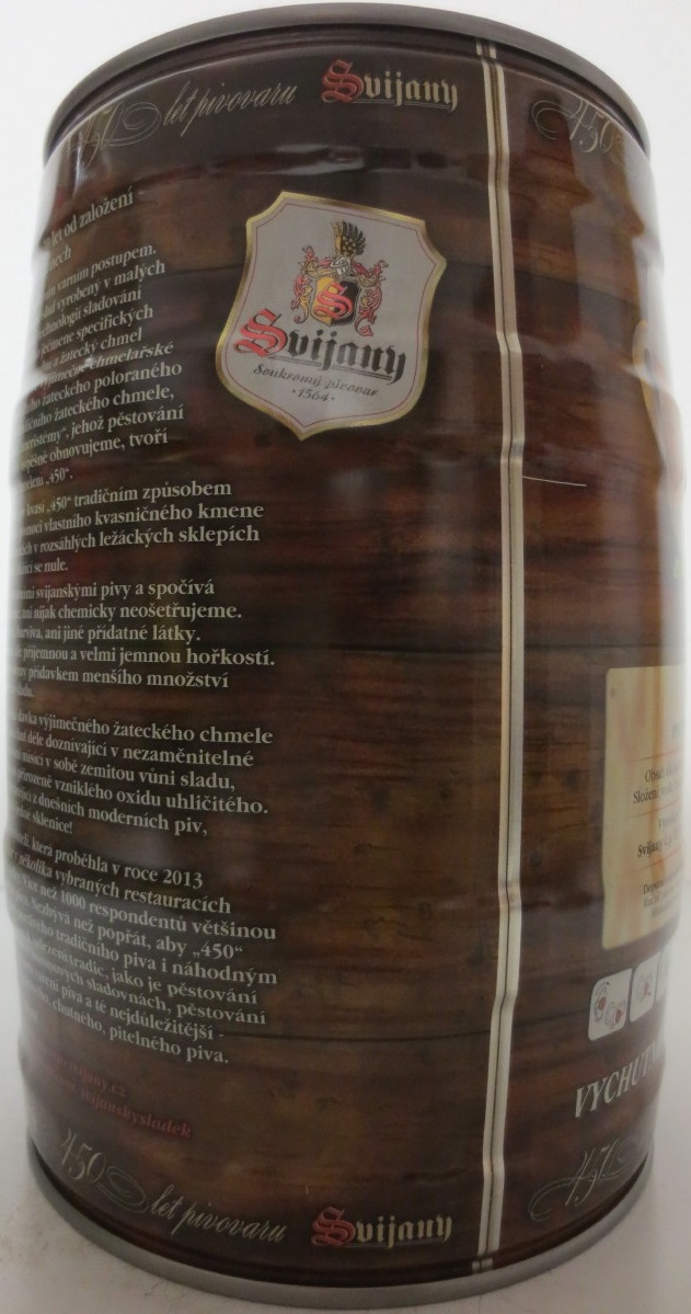 Svijany 450 - Premiový ležák - 1564 - č.2