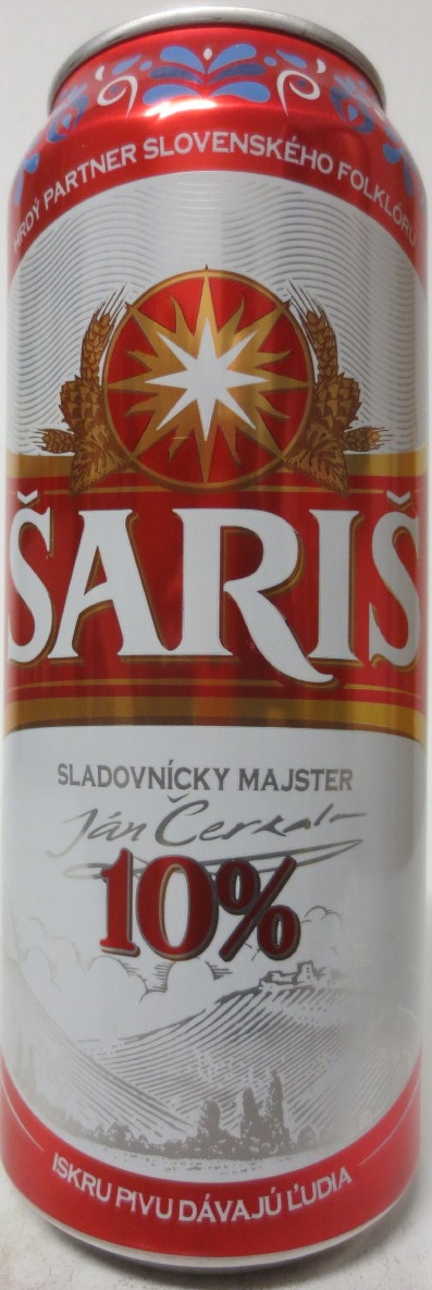 ŠARIŠ 10% (50cl) (B/O) č.3
