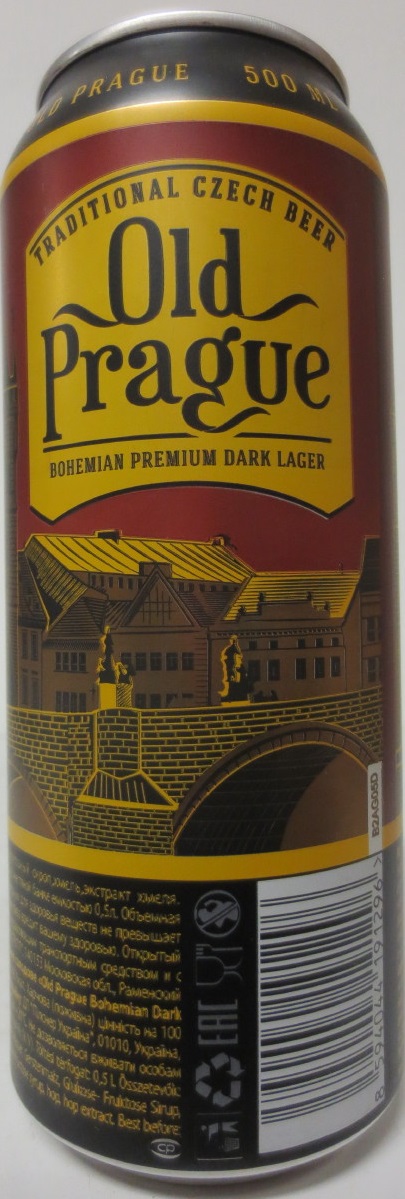 Old Prague BOHEMIAN PREMIUM DARK LAGER (50cl) (B/O) č.1