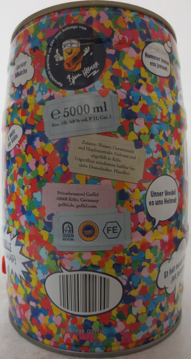 Gaffel kölsch KÖLLE ALAAF! (5L) Nr.1