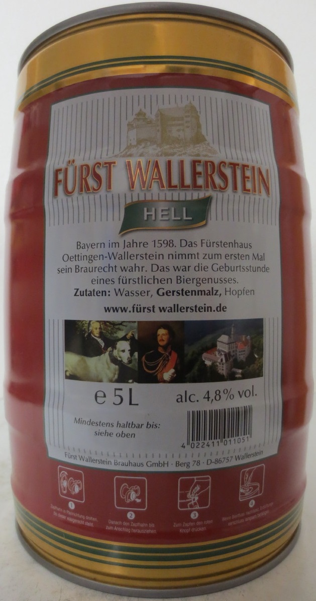 FÜRST WALLERSTEIN HELL (5L) Nr.1 