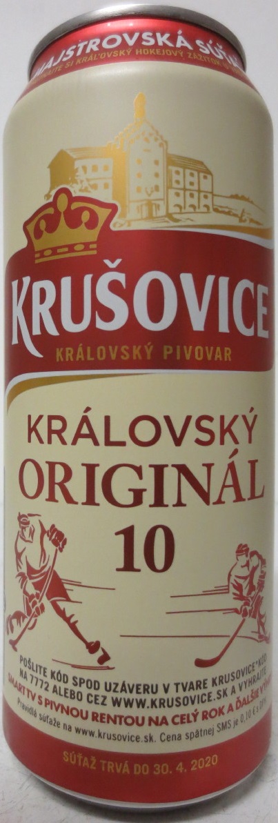 KRUŠOVICE KRÁLOVSKÝ ORIGINÁL 10 (50cl) (B/O)