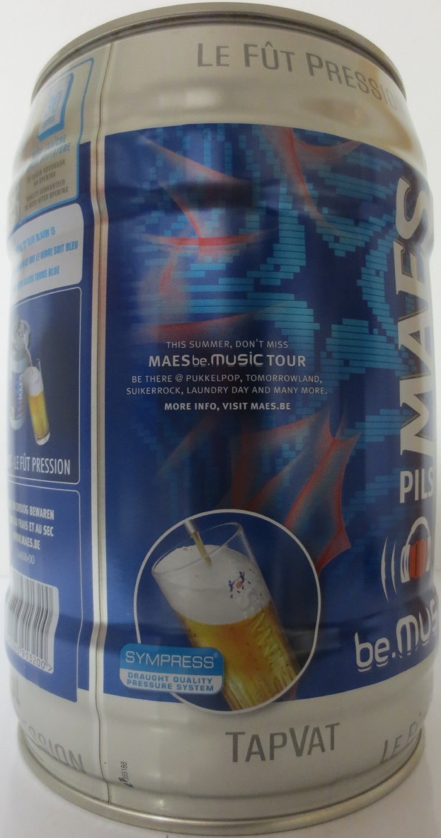 MAES PILS be.MUSIC (5L) Nr.1 