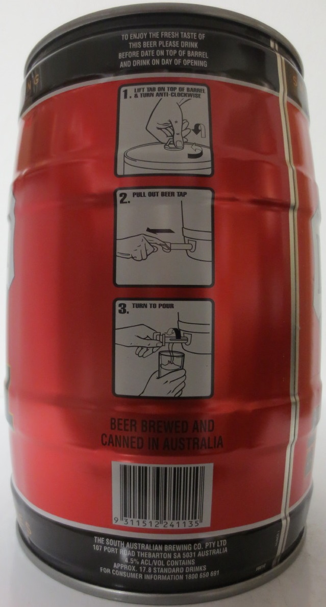 WEST END DRAUGHT THE BARREL (5L) Nr.1 