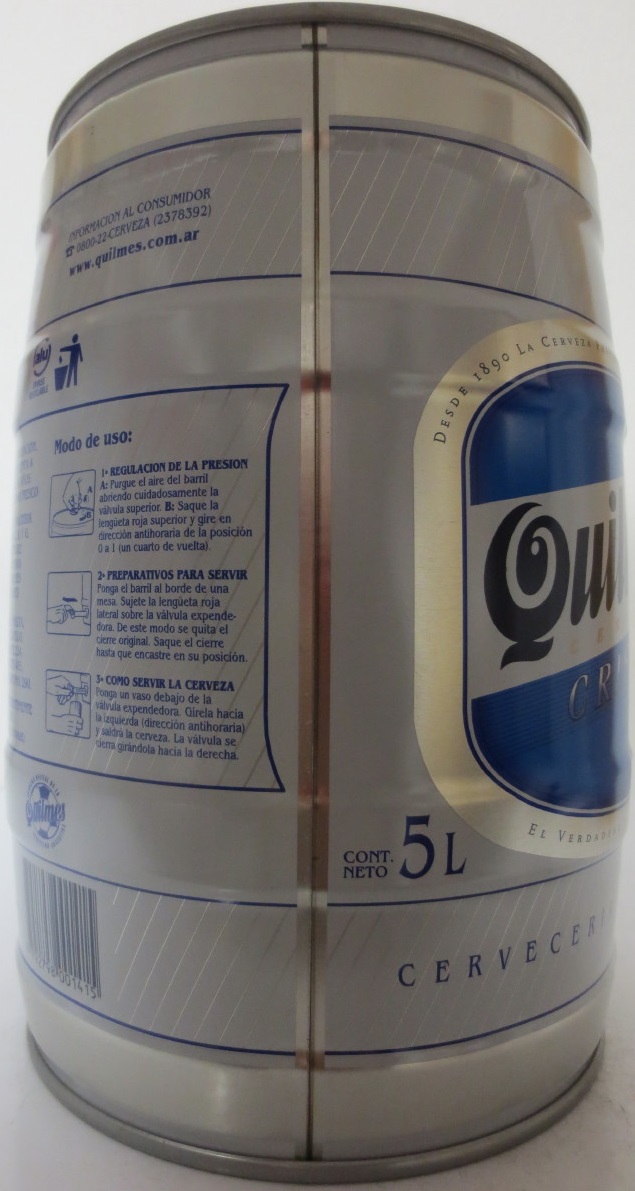 QUILMES CERVEZA CRISTAL Nr.4 