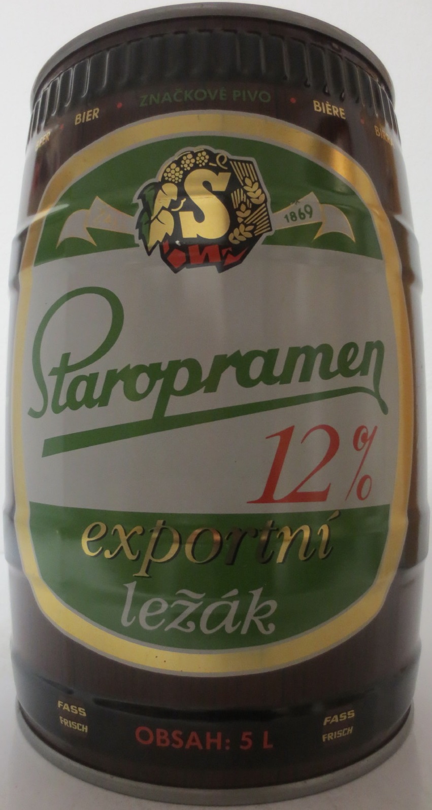 Staropramen 12% exportní ležák č.1