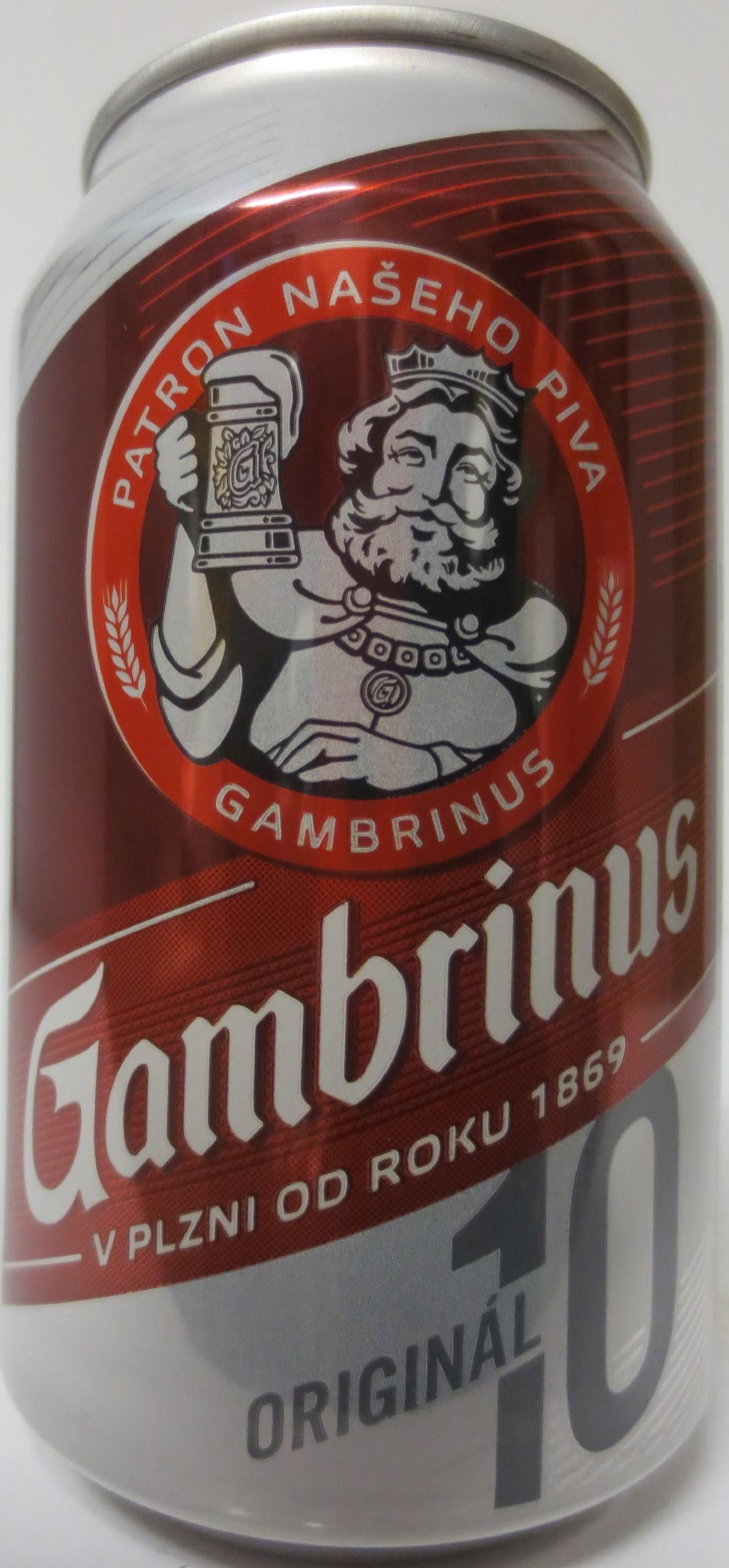 Gambrinus ORIGINÁL 10 (33cl) (B/O)