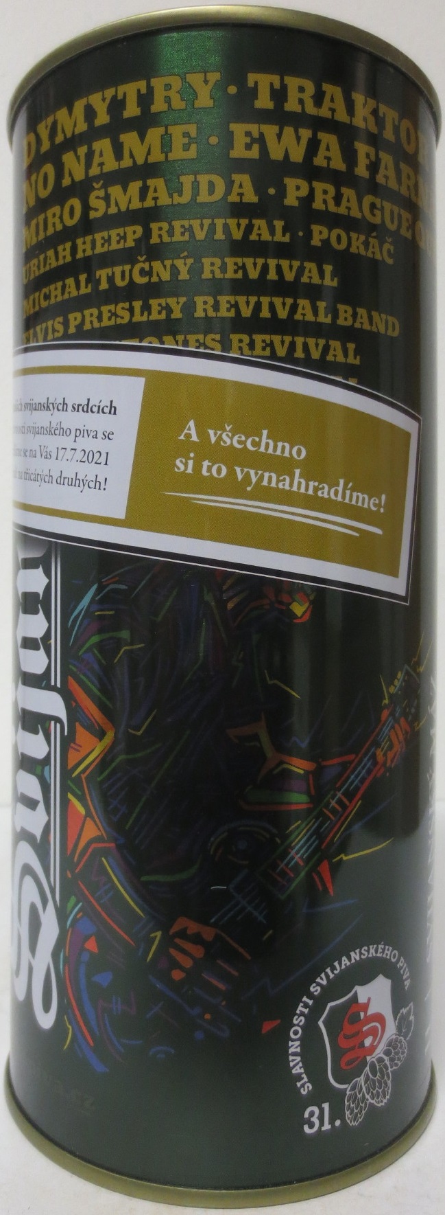 Svijany SVIJANSKÝ MÁZ 31. SLAVNOSTI SVIJANSKÉHO PIVA 17.7.2021 (200cl) č.1