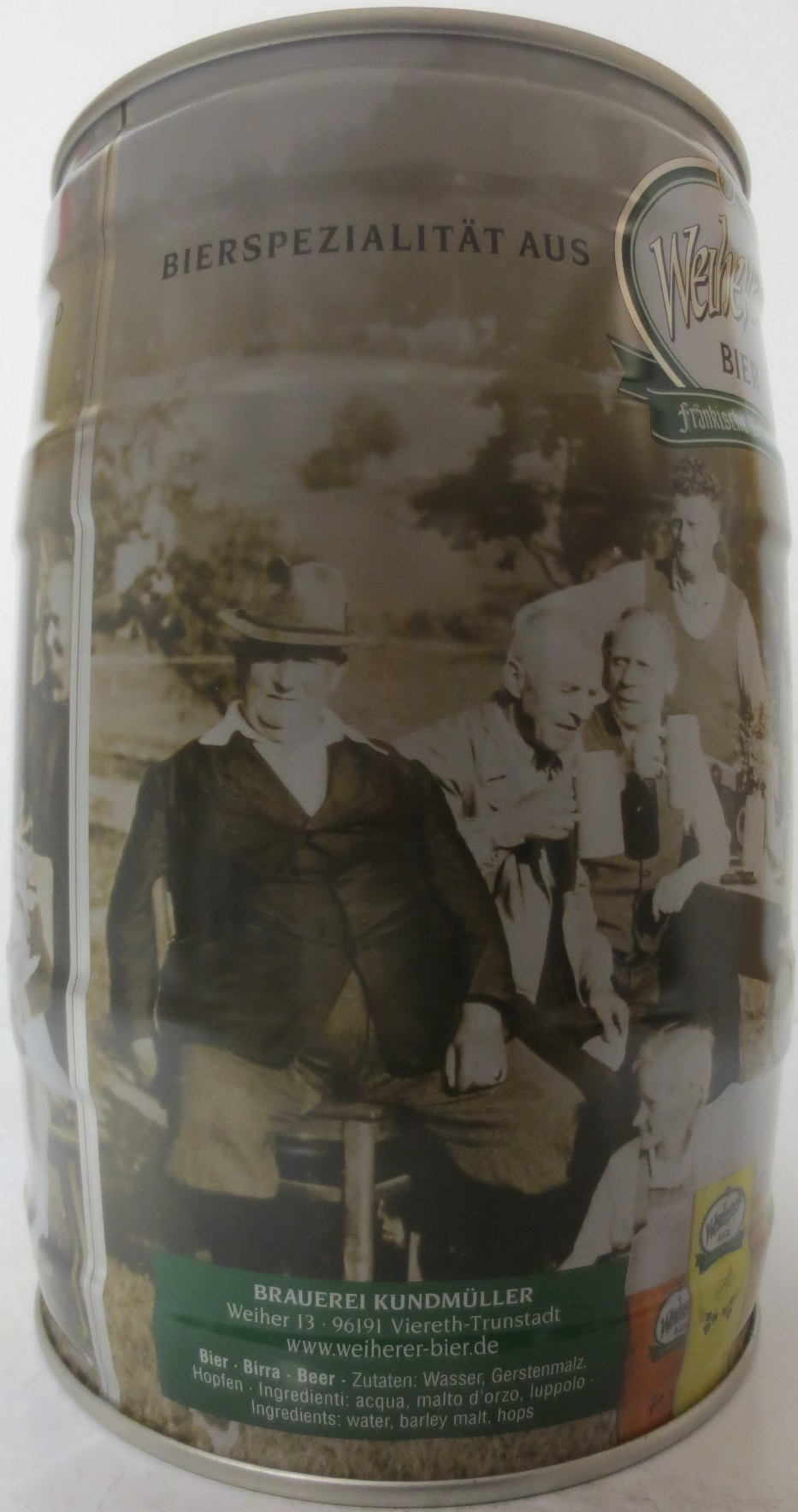 Weiherer BIER fränkische Brautradition 145 JAHRE Weiherer Brautraditiom (5L) Nr.2 