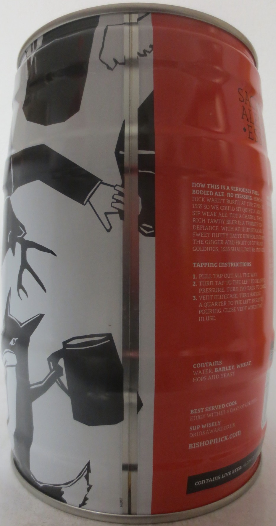 BISHOP NICK 1555 AMBER ALE 4,3% ABV (5L) Nr.1