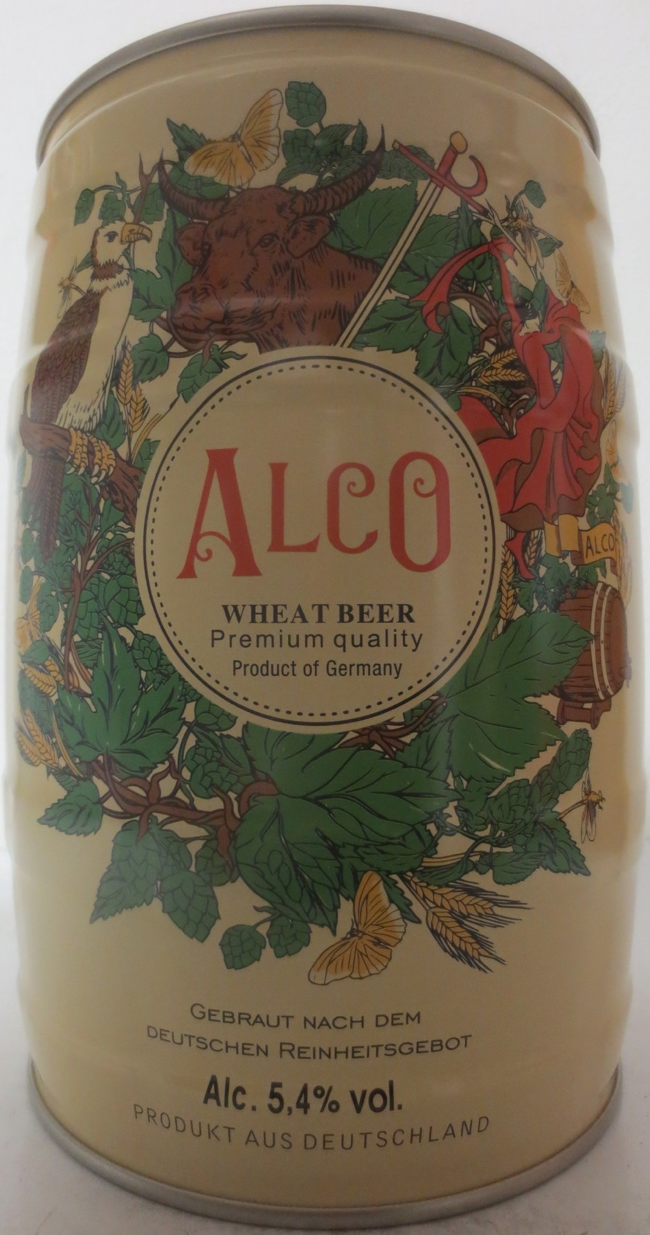 ALCO WHEAT BEER Premium quality Product of Germany (5L) Nr.1