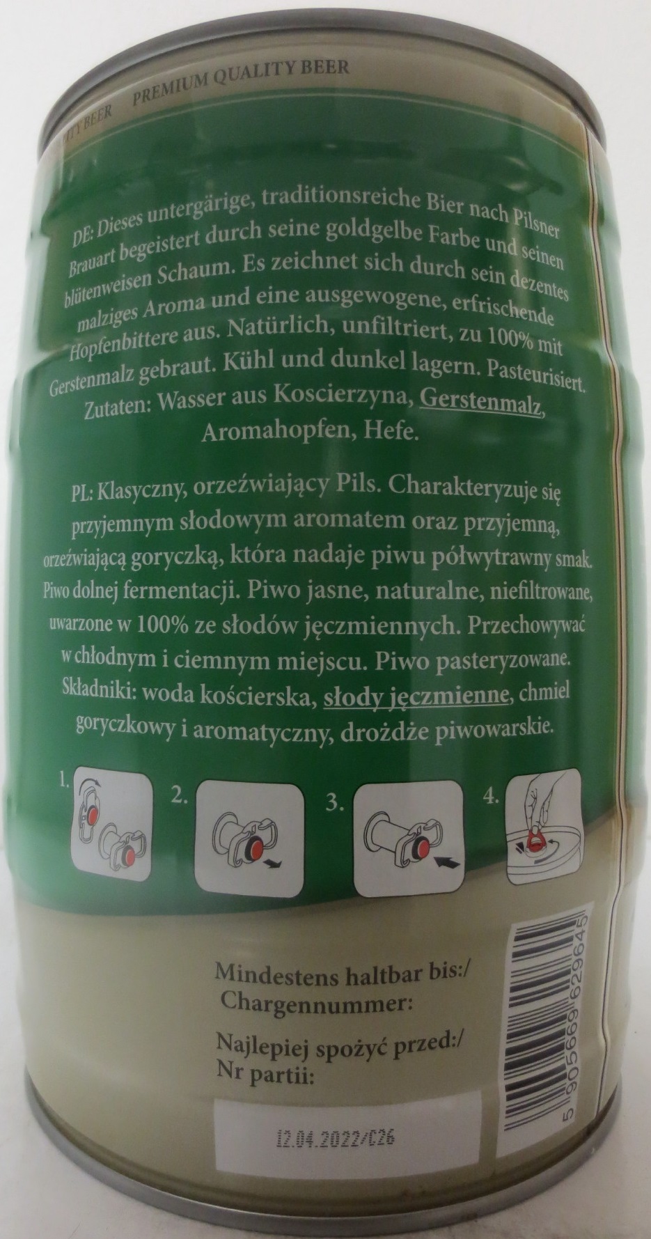glosbe bier PILS (5L) Nr.1