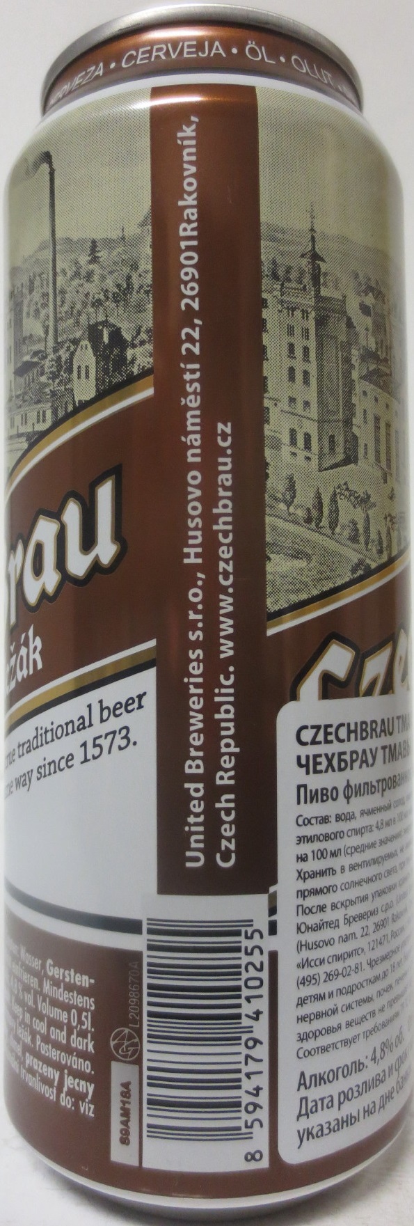CzechBrau tmavý ležák (50cl) (B/O) č.1