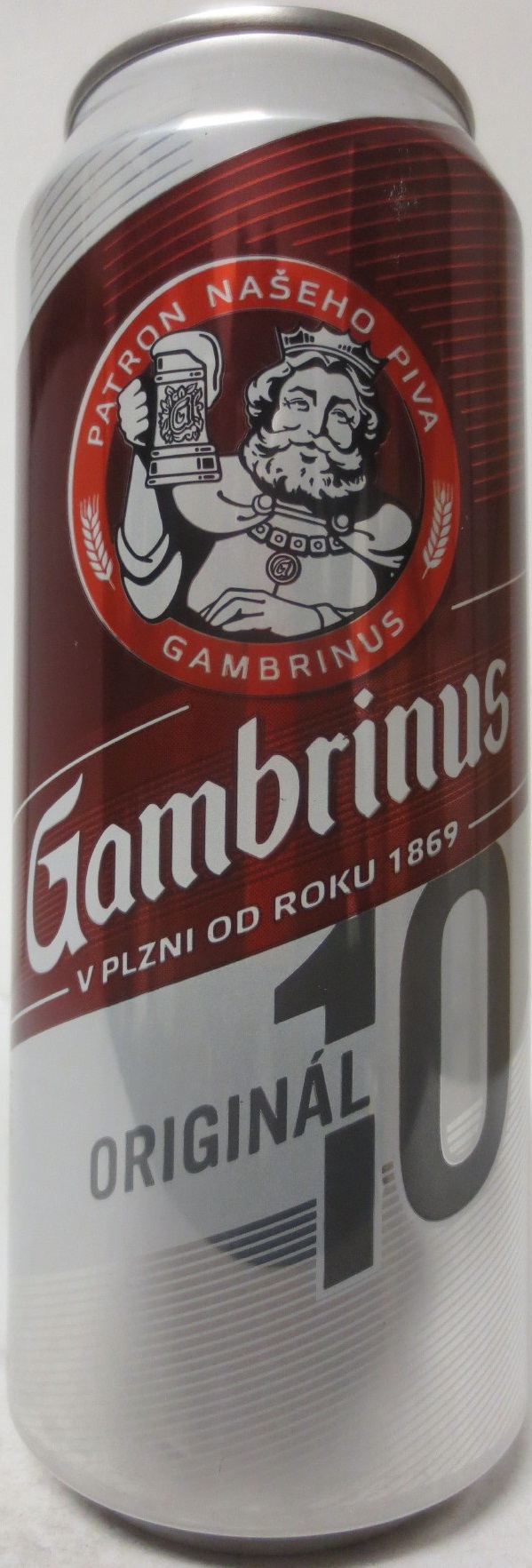 Gambrinus ORIGINÁL 10 (50cl) (B/O) č.3 (CZ)