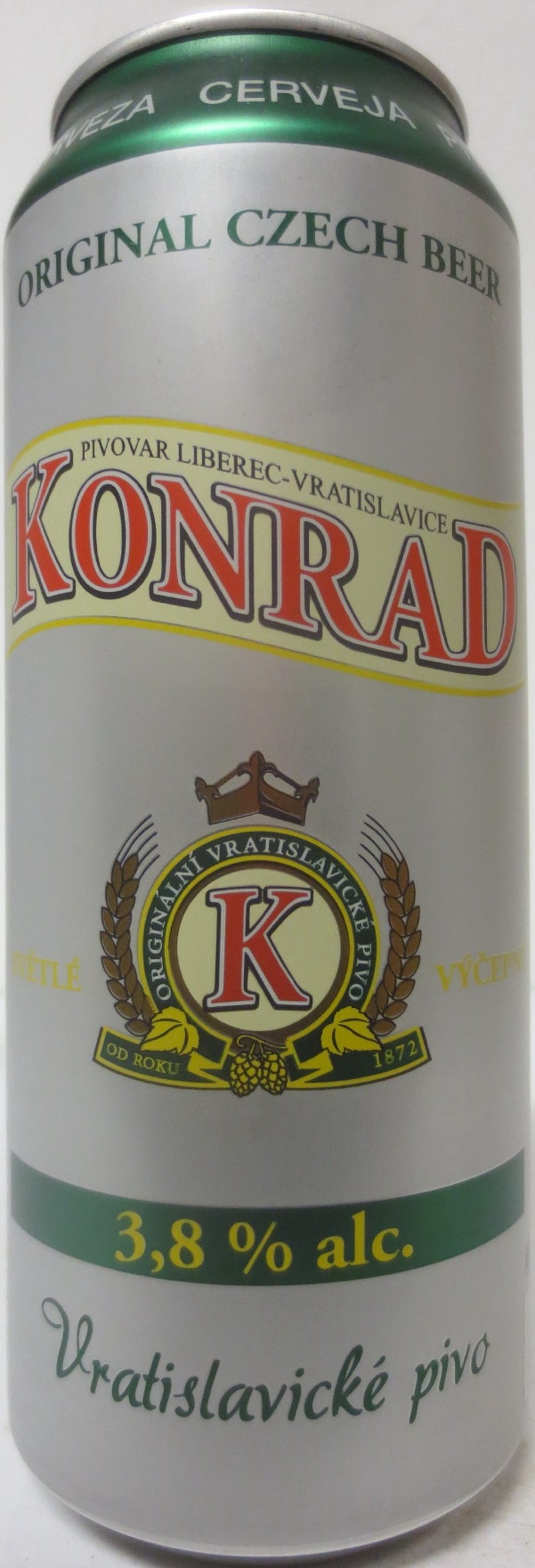 KONRAD 3,8% alc. Vratislavické pivo (50cl) (B/O)