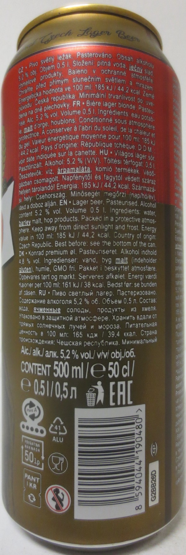 KONRAD Original Czech Lager (50cl) (B/O)