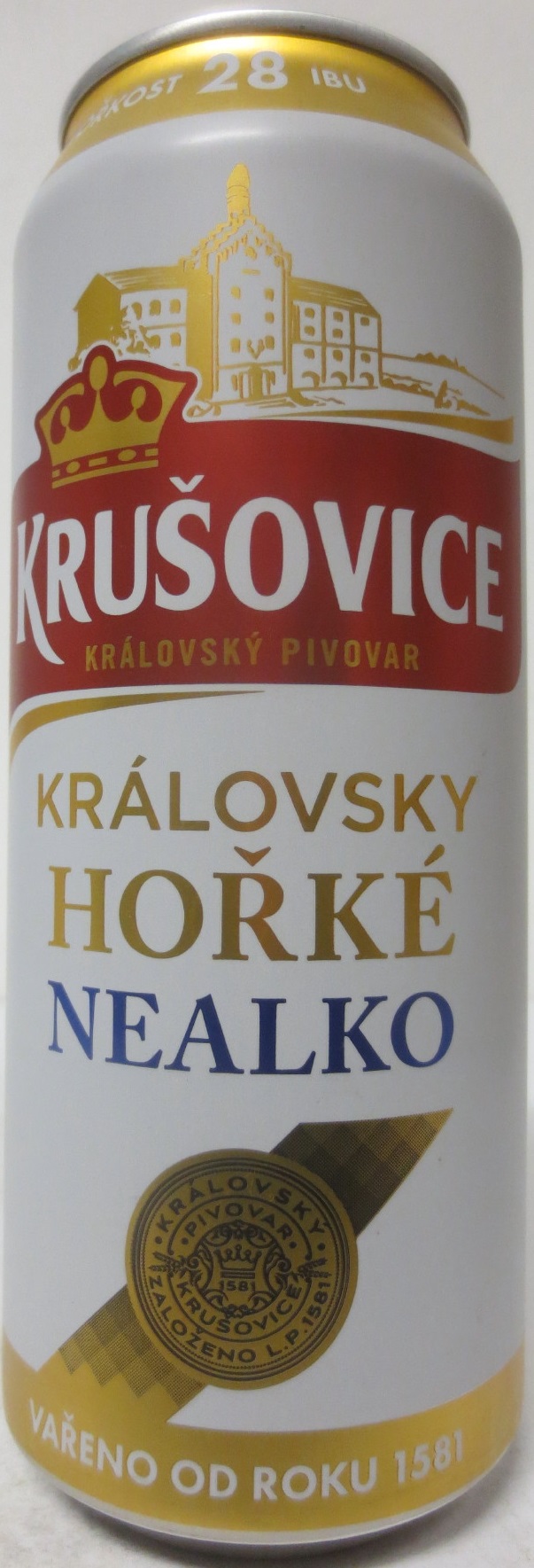 KRUŠOVICE KRÁLOVSKÝ PIVOVAR KRÁLOVSKY HOŘKÉ NEALKO (50cl) (B/O)