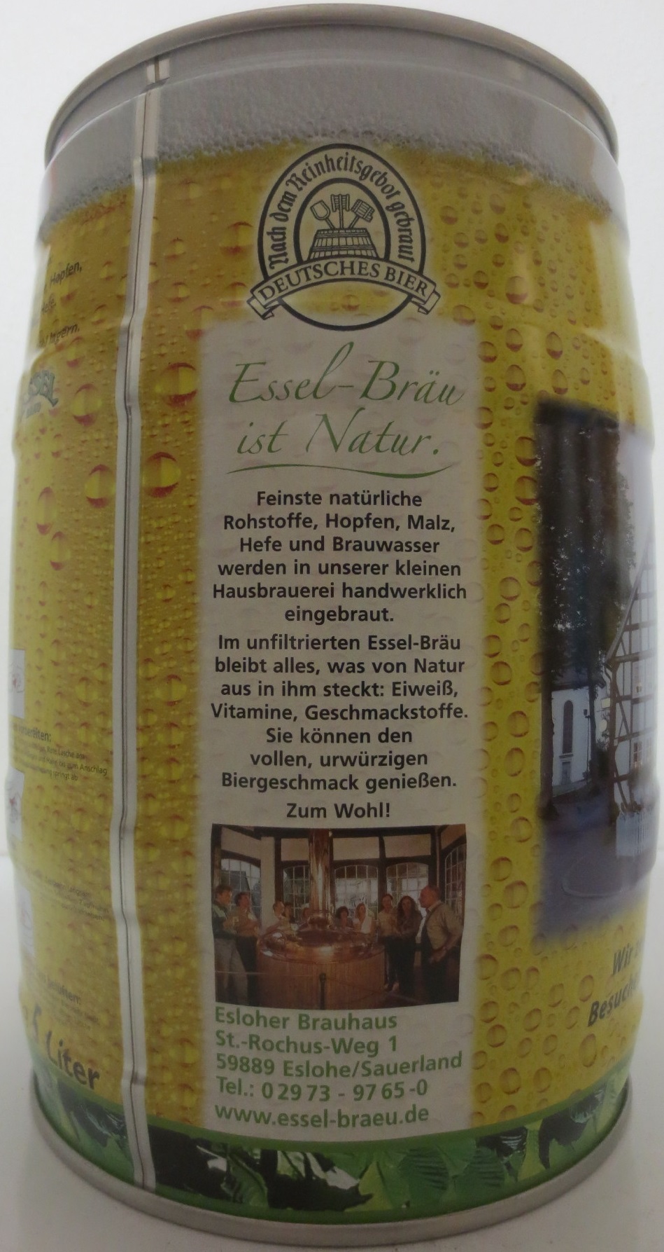 ESSEL BRÄU Das Naturbier aus dem Esloher Brauhaus (5L) Nr.1