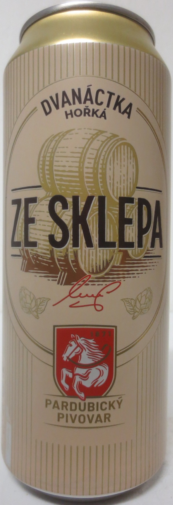 DVANÁCTKA HOŘKÁ ZE SKLEPA PARDUBICKÝ PIVOVAR (50cl) (B/O) č.2 
