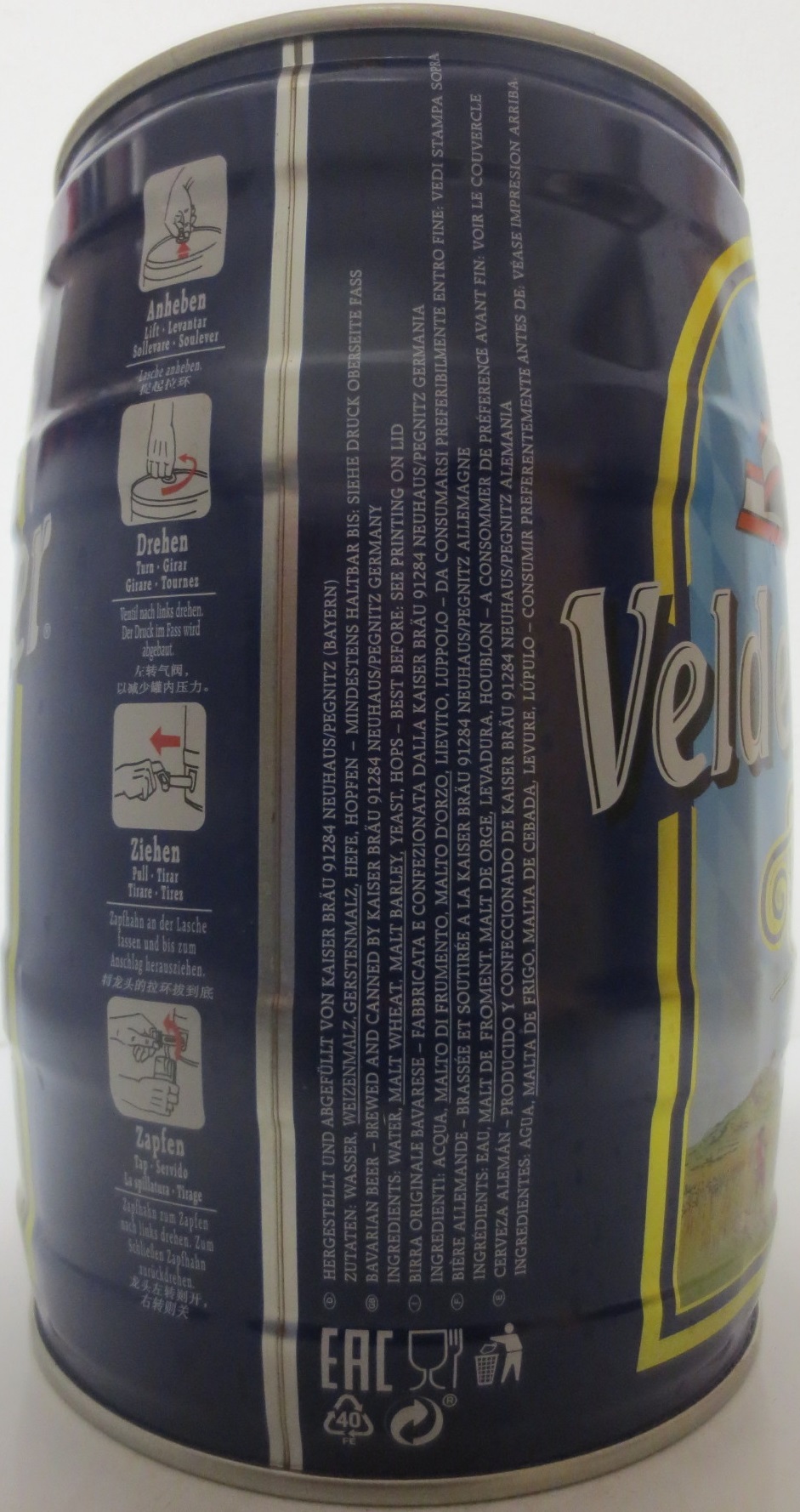 Veldensteiner Weißbier (5L) Nr.2 
