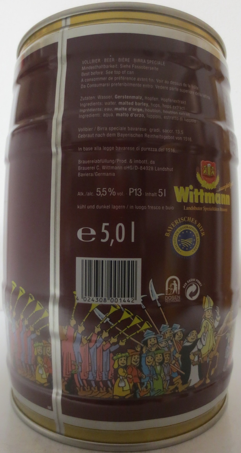 Landshuter Hochzeits MÄRZEN (5L) Nr.2 